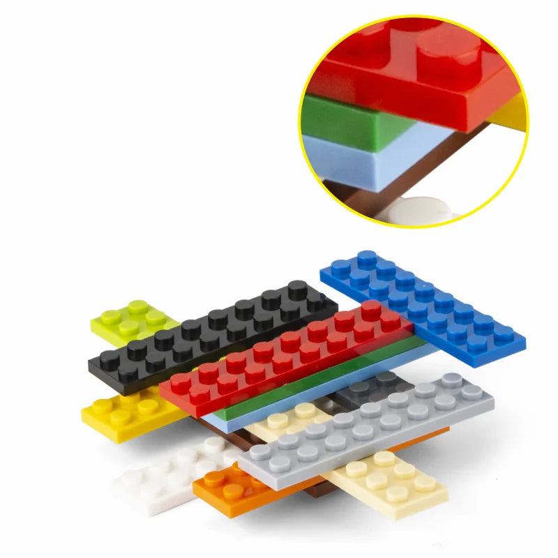 Small 3034 MOC Building Block 2x8 Plate Brick Flat - 100g, Small Particle - ToylandEU