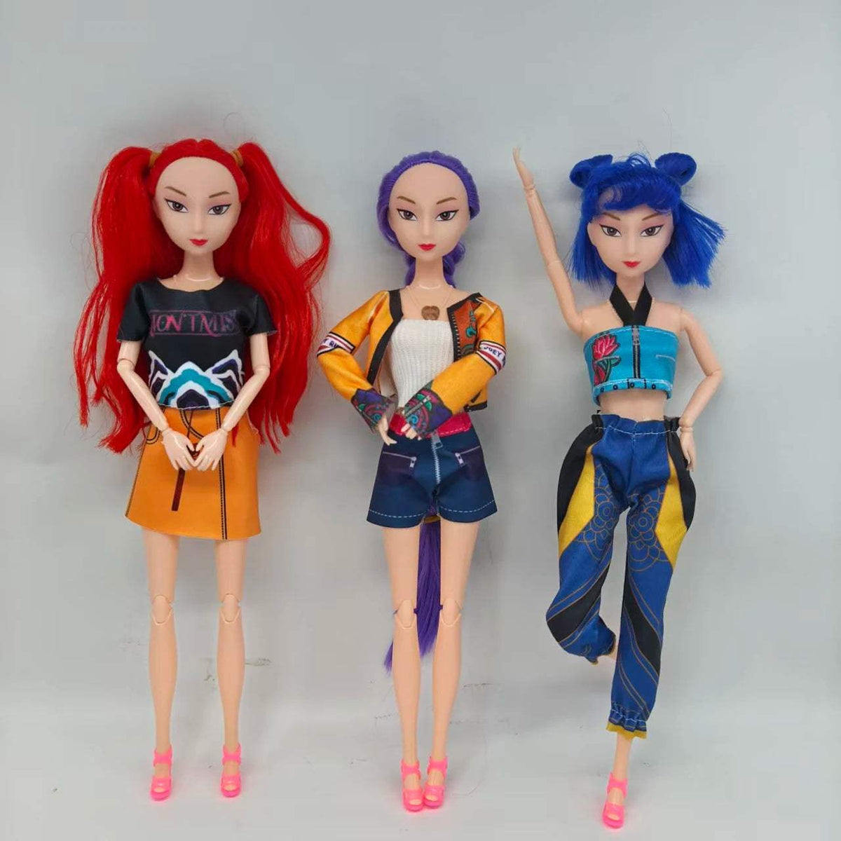 Princess Fashion Doll | Long Hair | Interchangeable Clothes | Articulated Joints