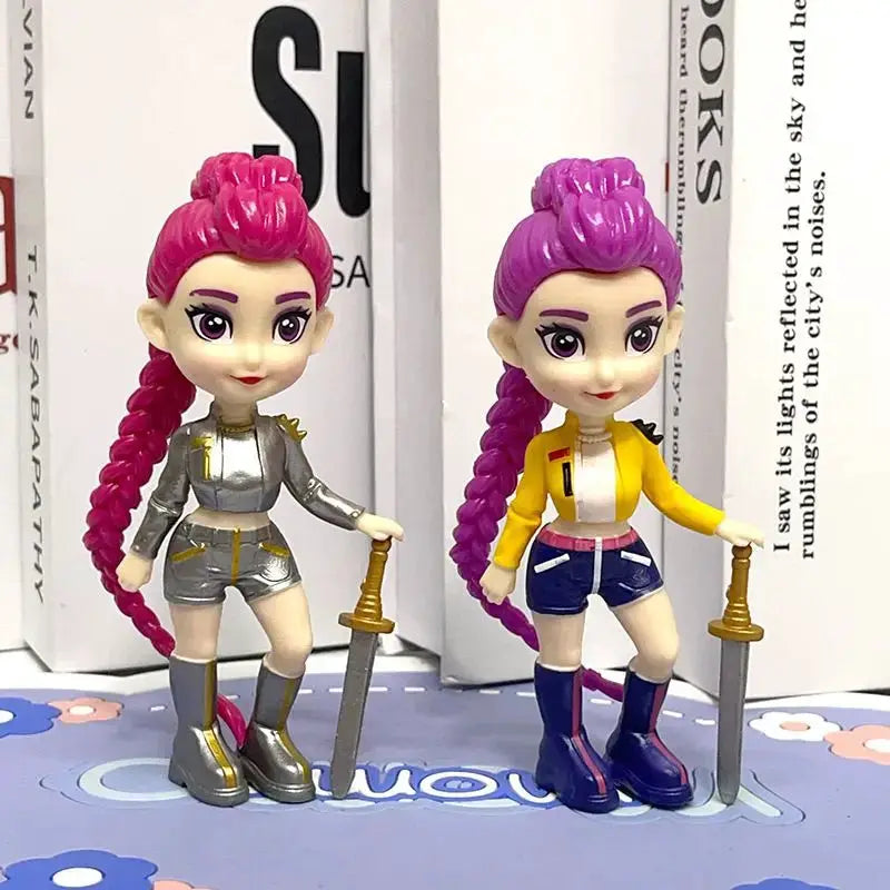 2026 Hot Kpop Demon Hunters Figure Rumi Figures Anime Figurine Cute Girl Model Collection Statue Desk Decoration Toys Gift - ToylandEU