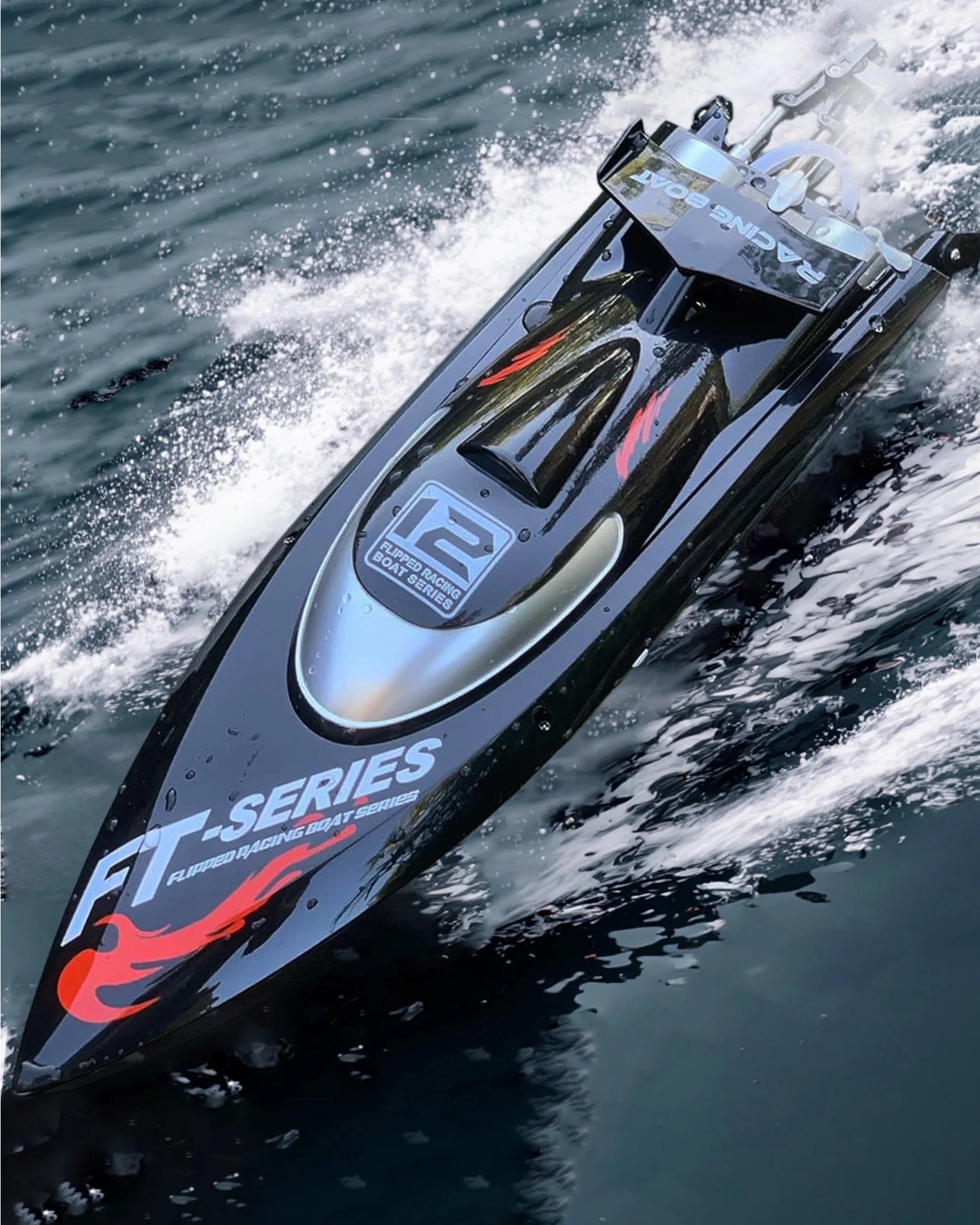 RC Speed Boat | 2.4GHz Remote | 4WD Brushless | 25.5 Inches