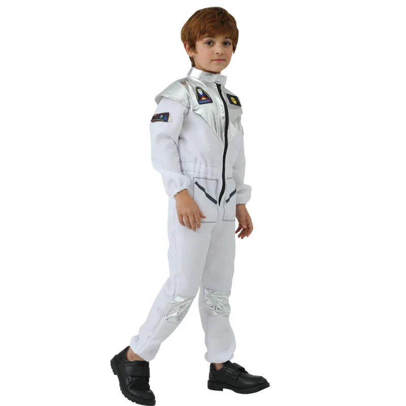 Cosmic Dreams: Unisex Kids Astronaut Costume for Halloween Fun