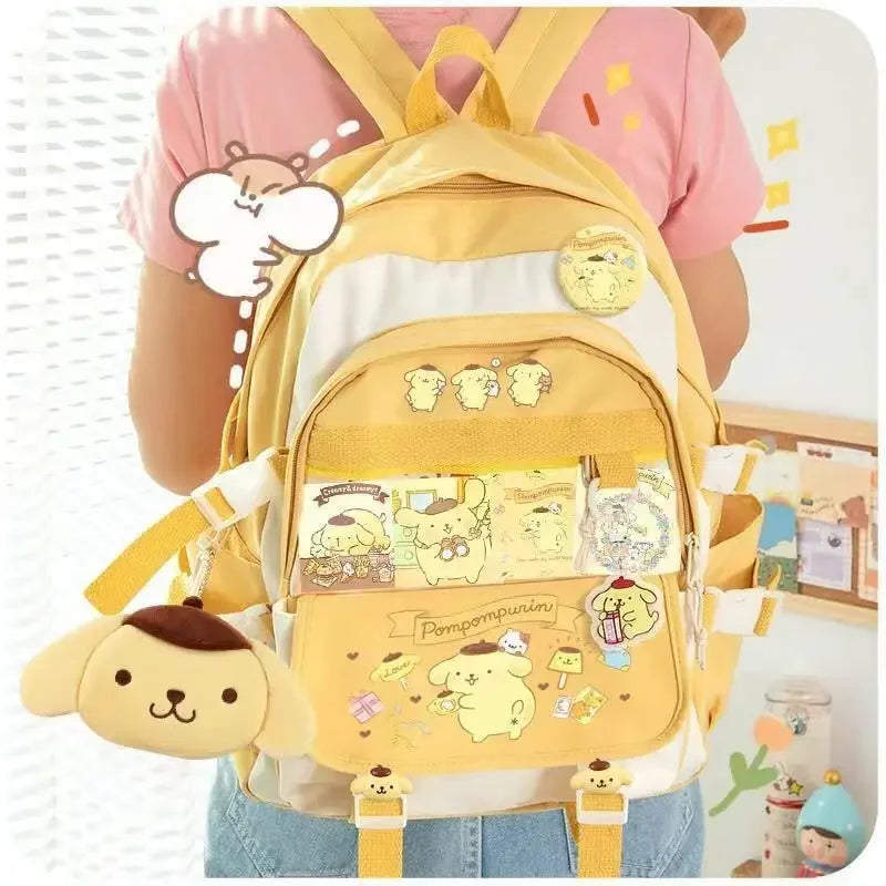 Sanrio Anime My Melody Kuromi Cinnamoroll Backpacks for Children - ToylandEU