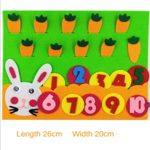 Felt Finger Numbers Math Toy Digital Educational Aids Children ToylandEU.com Toyland EU