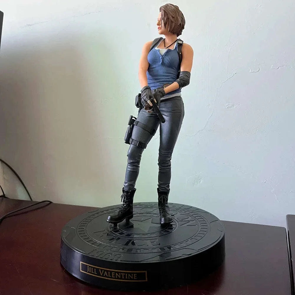 Ada Wong, Jill Valentine, Leon Scott Kennedy Figure, Resident Evil Anime Gaming Figurines 13 in