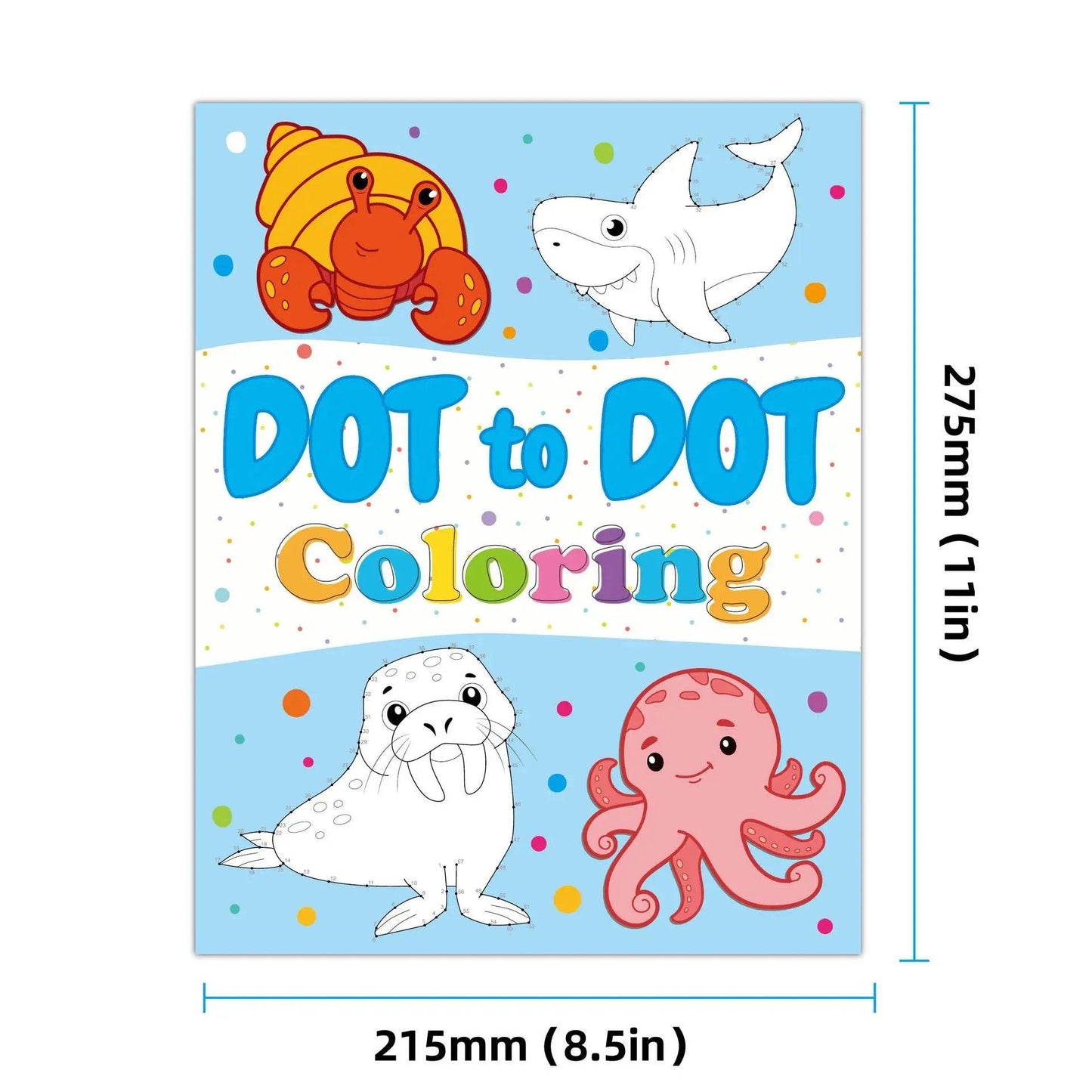 Kids Dot To Dot Book | Jumbo Dinosaurs | Toylandeu™