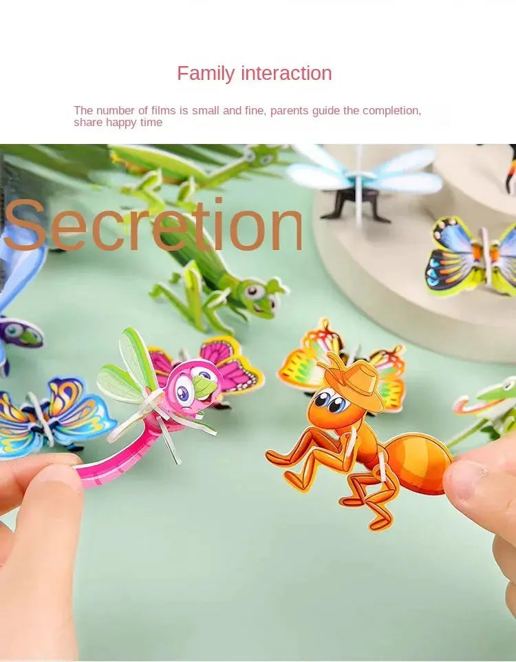 12-24pcs/bag 3D Animals Foam Puzzle Educational Toys for Kids Birthday Party Favor Guest Gift Classroom Rewards Goodie Fillers - ToylandEU
