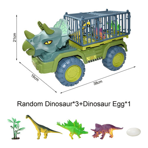 Kids Dinosaur Car Toy Big Size Dinosaur Transport Cars Dump Crane ToylandEU.com Toyland EU