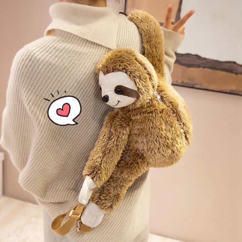 Cute Animal Plush Backpack For Kids 40cm With 8 Styles
