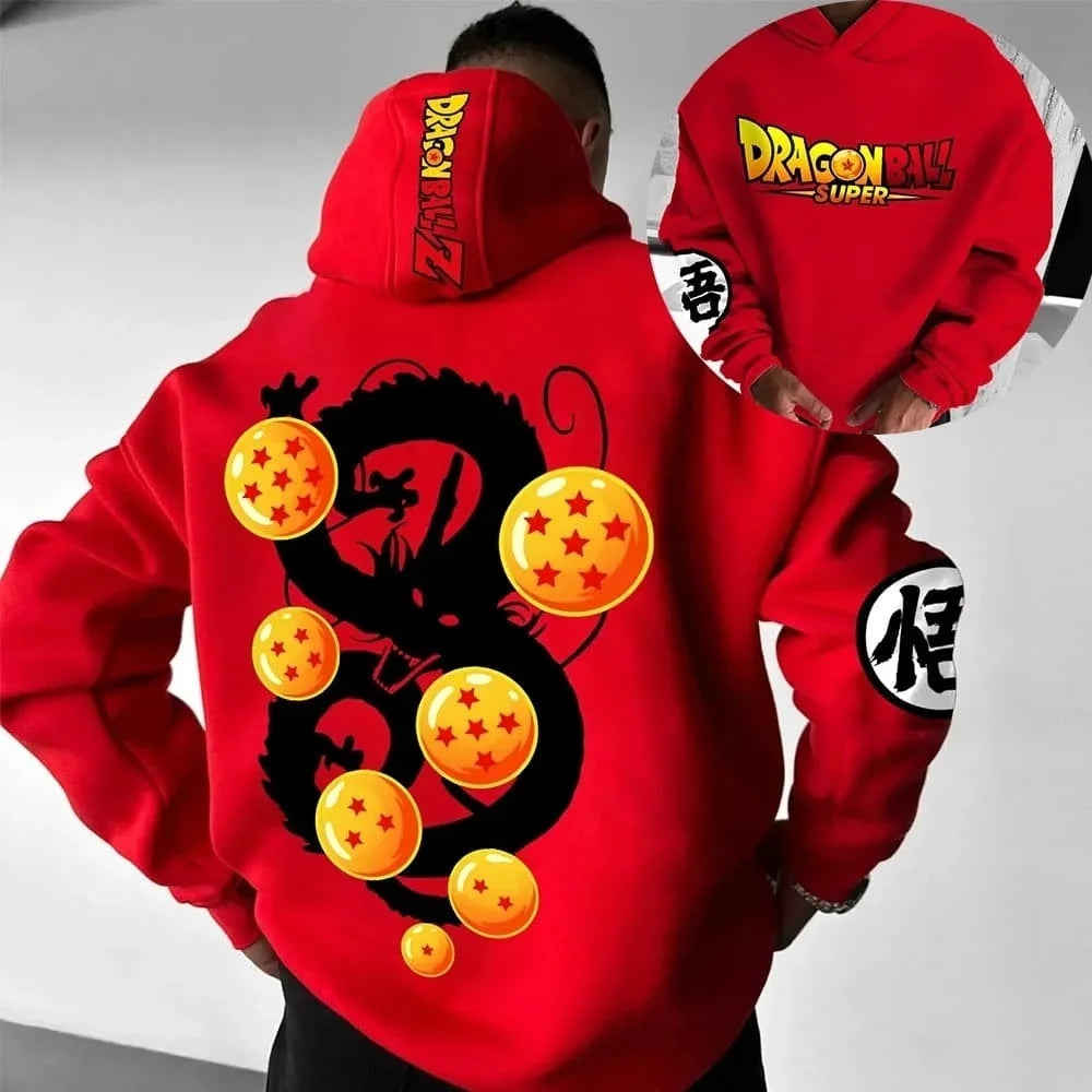 Dragon Ball Hoodie | Pure Cotton | Relaxed Casual Fit | Mens