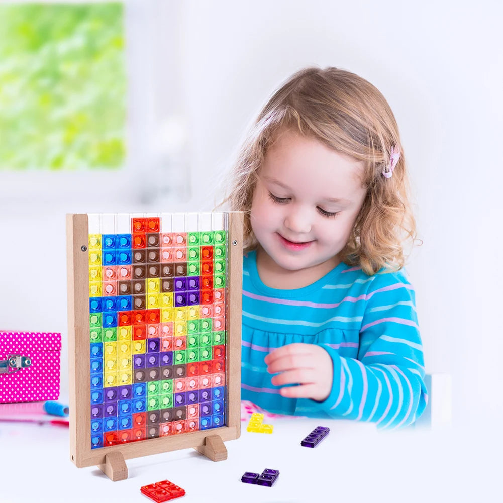 Colorful 3D Wooden Tangram Math Puzzle Game for Children ToylandEU.com Toyland EU
