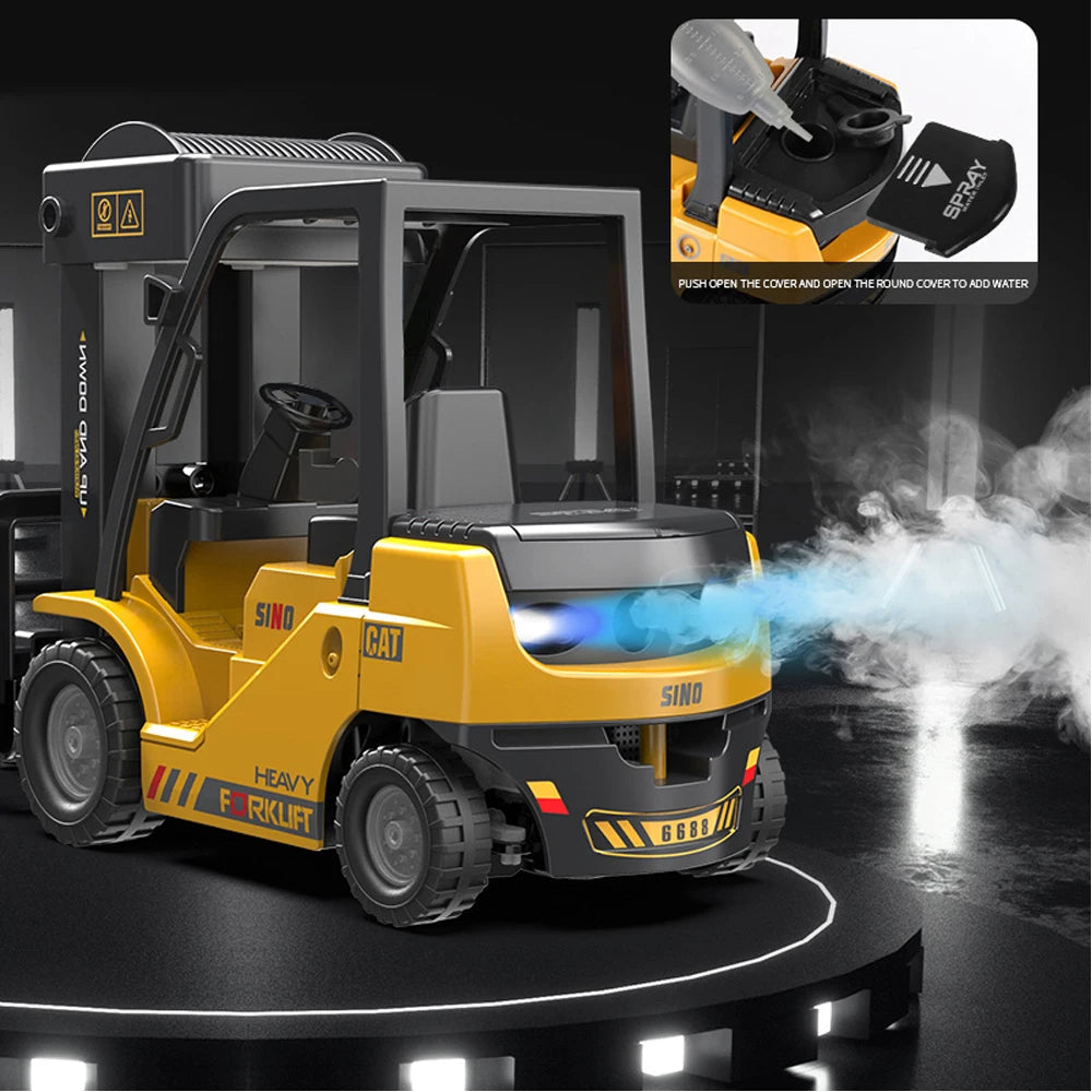 RC Forklift Crane Remote Control Car Toy for Kids - ToylandEU