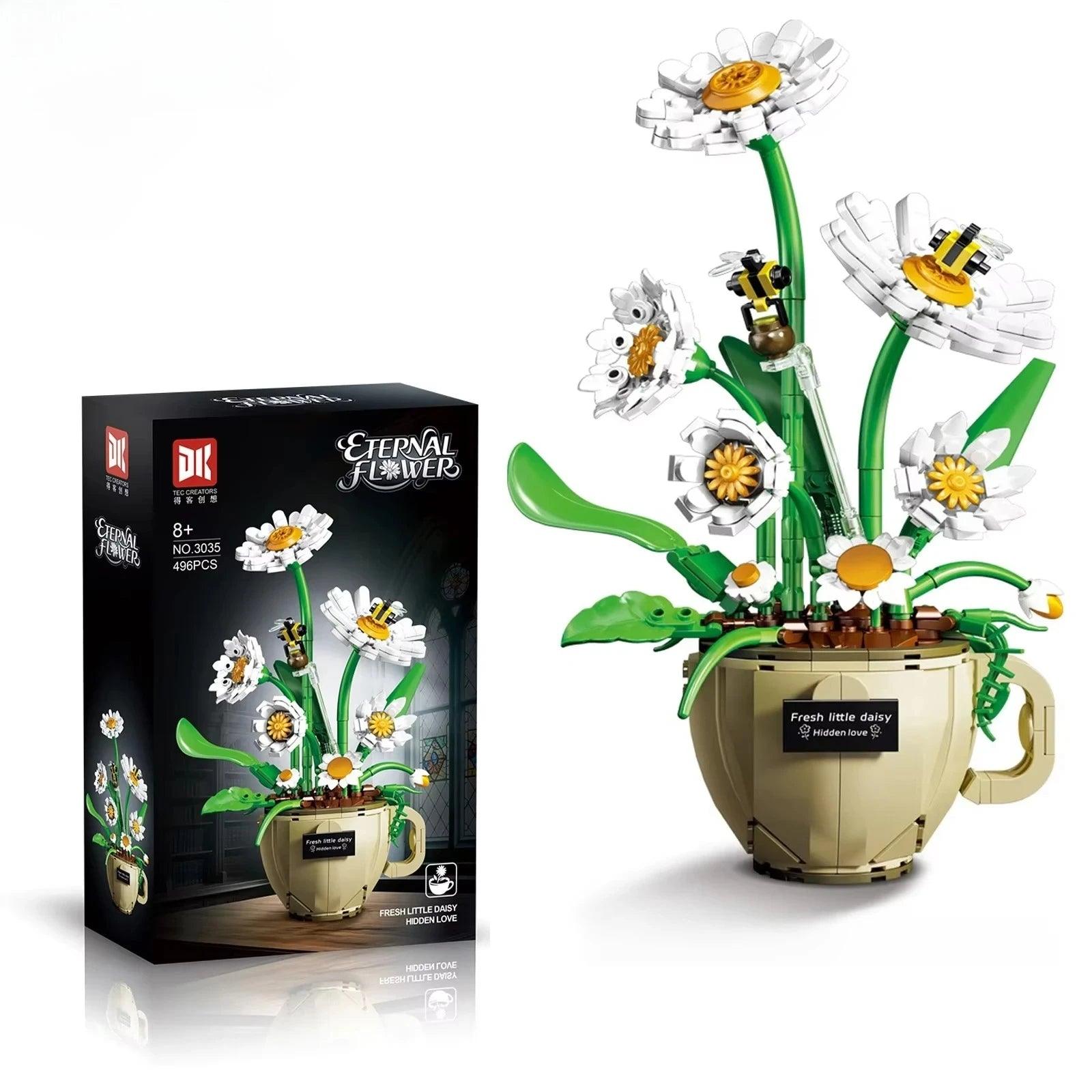 Flower Model Bricks | Lego Compatible | Toylandeu™