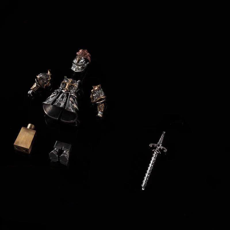 Magnetic Building Blocks | LEGO-Compatible | Detachable Spartan Warrior MOC