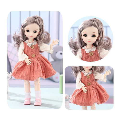 Princess Doll with 12 Moveable Joints and DIY Clothes - 30cm ToylandEU.com Toyland EU