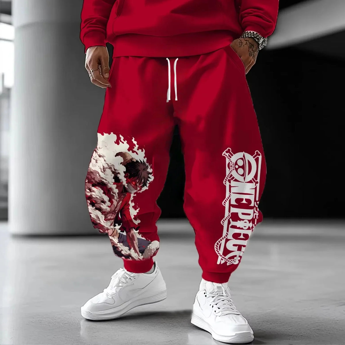 One Piece Zoro Jogger Pants | Polyester Fabric | Casual Fit Men Anime