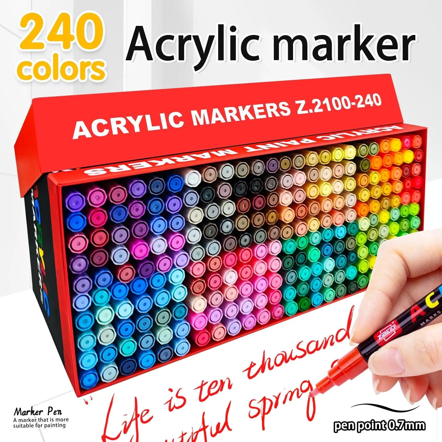 Acrylic Paint Markers | Waterproof | Toylandeu™