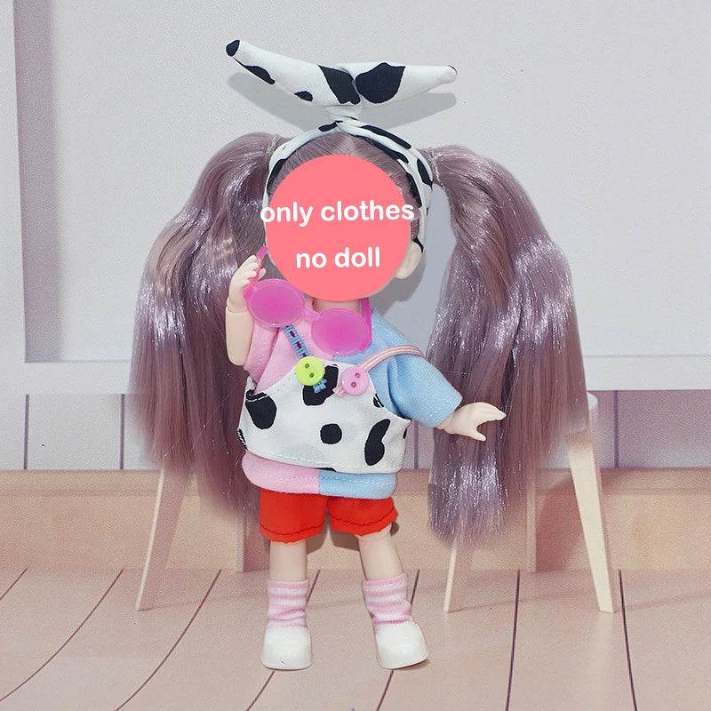 BJD Doll 1/12 16cm 6 Inch Jointed Baby Doll Fashion Gift - ToylandEU