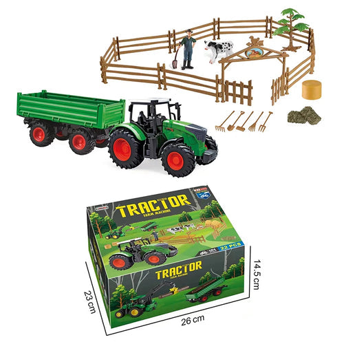 1:24 RC Car Sliding Farmer Farm Tractor Truck Kids Toys Simulation ToylandEU.com Toyland EU