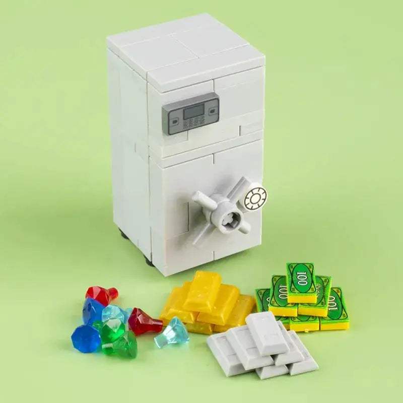 Building Blocks Money Box Treasure Chest Set Storage - ToylandEU