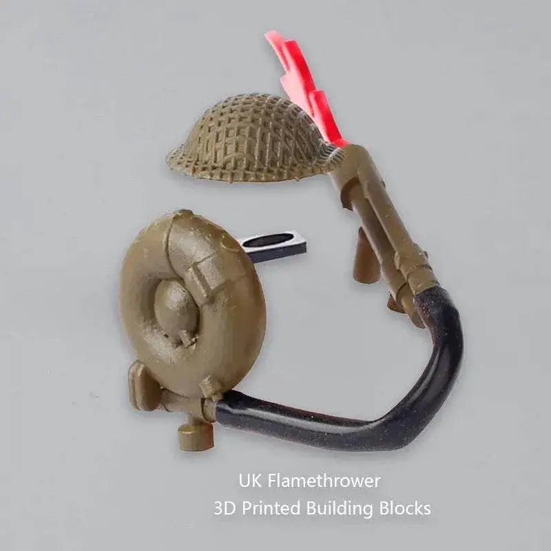MOC WW2 Green Gas Mask German Military Soldiers Toys Gift Building Bricks MOC - ToylandEU