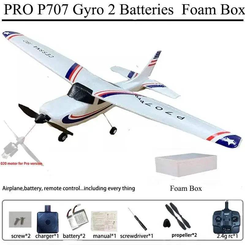 Park10 RC Airplane P707G 2.4G 3D/6G with Gyroscope RTF Plane - ToylandEU