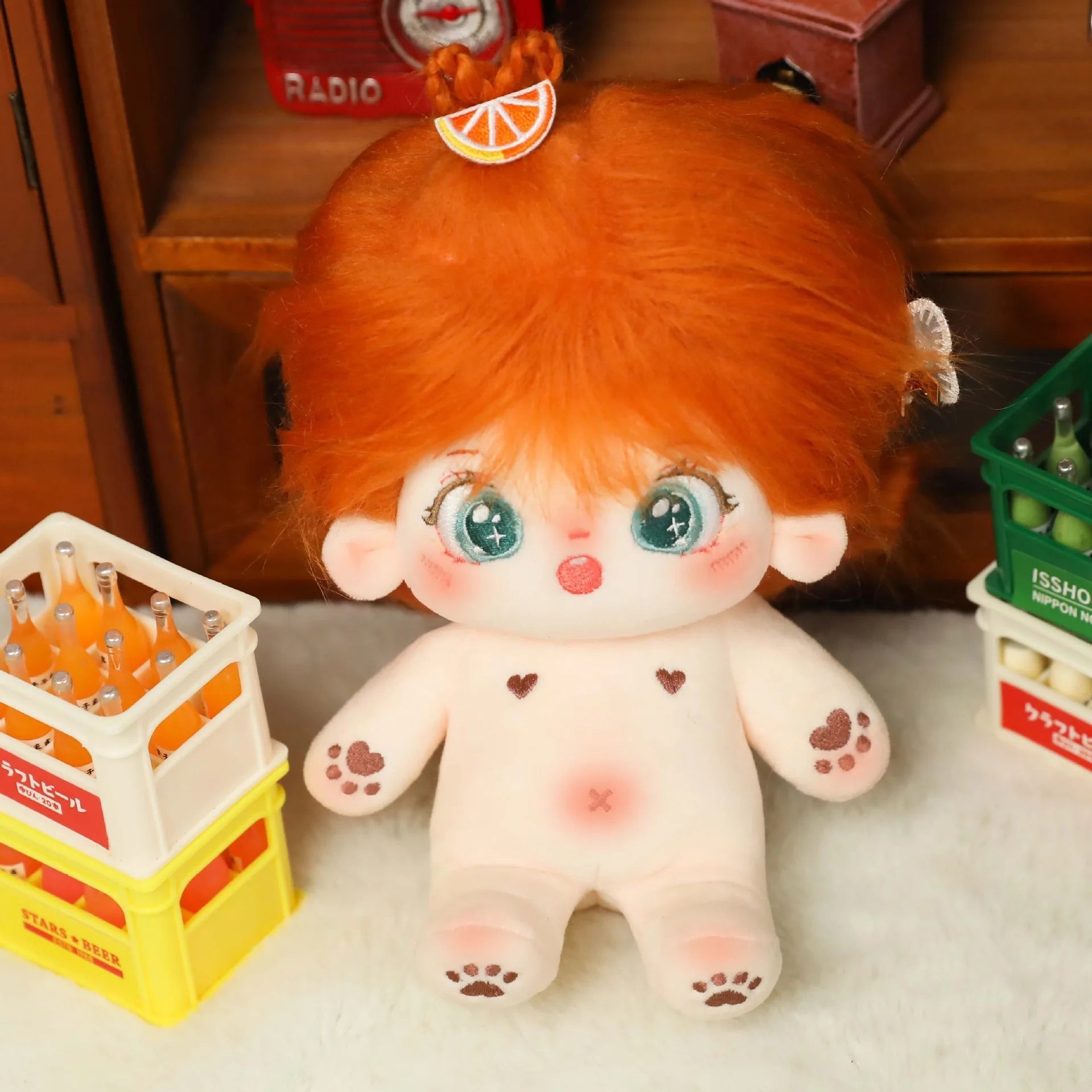 Kawaii Plush Idol Super Star Doll - 20cm Stuffed Cotton Figure - ToylandEU