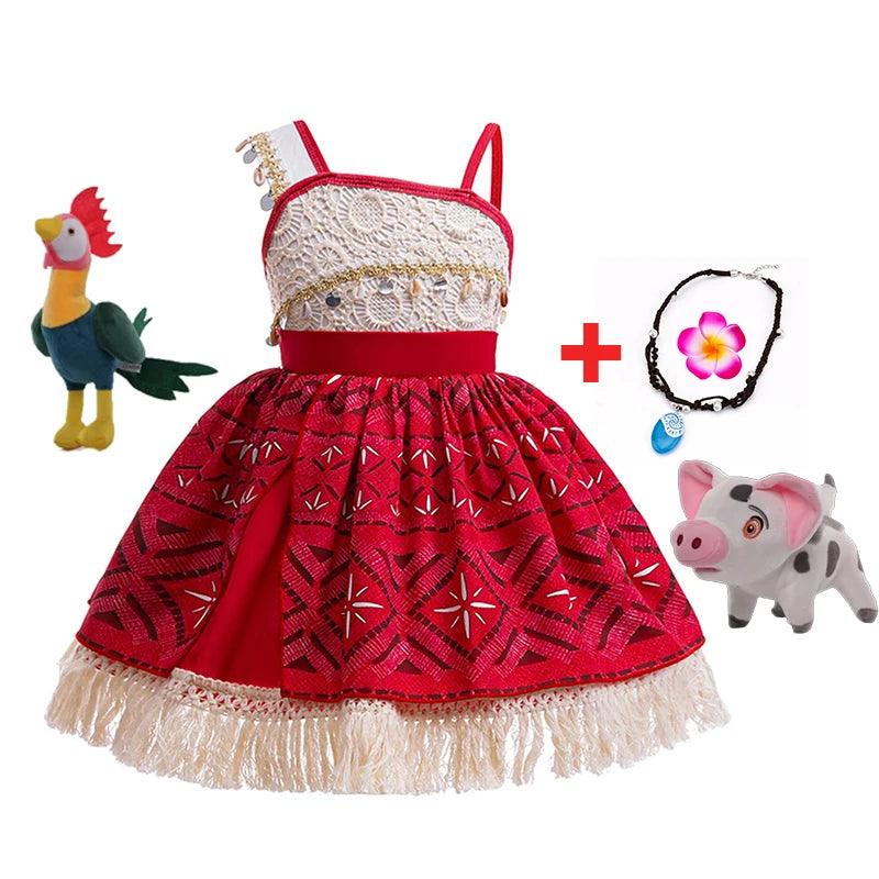 Moana Girls Costume | Ankle Length Dress | Toylandeu™