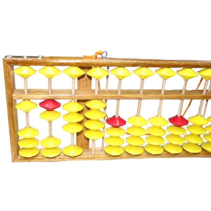 Chinese Abacus 13 Column Wood Hanger Big Size Non-Slip Abacus Chinese - ToylandEU