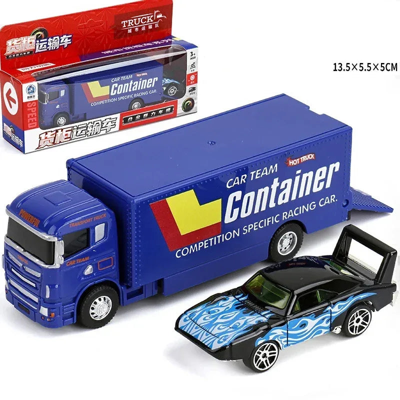 Diecast 1 To 64 Scania Container Truck Movable Joint For Collectors