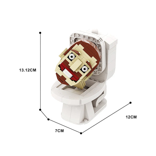 Skibidi Toilet Man and Camera Man Building Blocks with Speaker and Audio Components ToylandEU.com Toyland EU