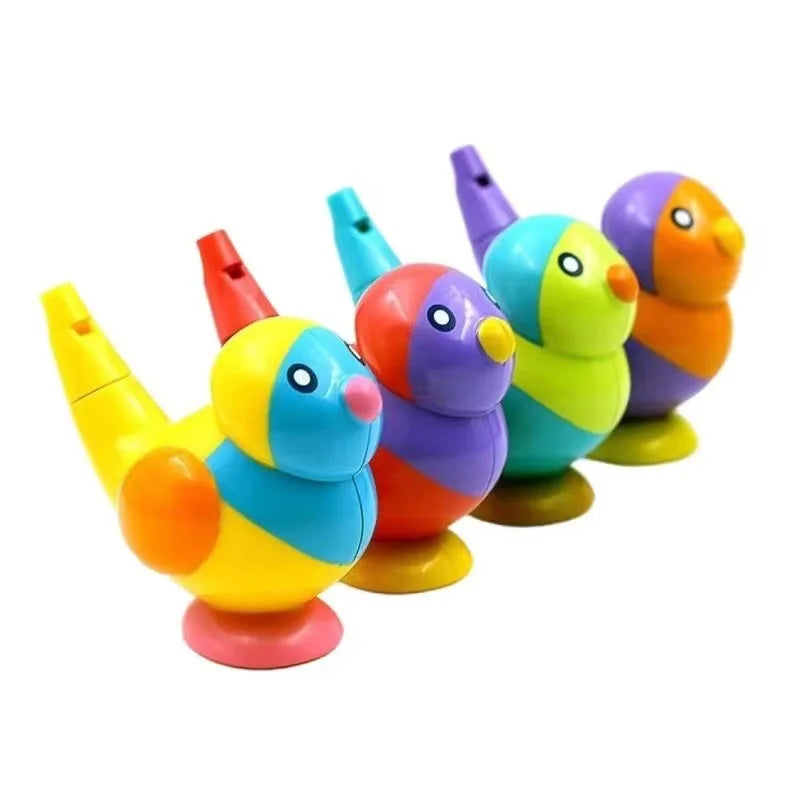 Colorful Water Bird Whistles Toys Bathtime Musical Toy Kid Early