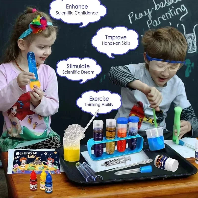 Kids Science Lab Kit Montessori Chemistry Experiments Educational Hands On