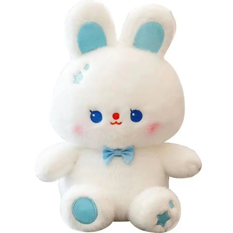 Cute Doll Bear Bunny Doll White Children's Plush Toy Bow Tie Bear Doll - ToylandEU