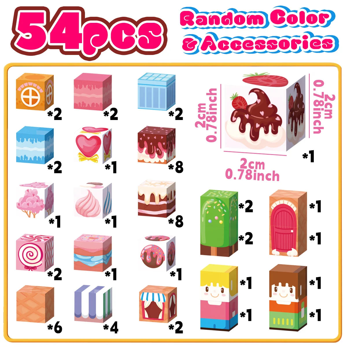 Magnetic Building Blocks | Plastic | Ages 4-6 | Assorted Colors