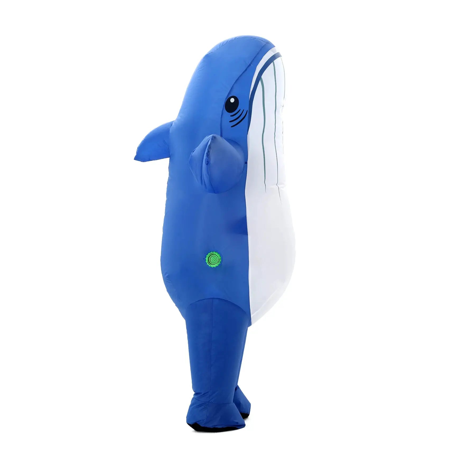 Blue Whale Inflatable Costume Full Body Blow Up Halloween Ocean Costume Outfits for Street Performances & Various Theme Parties - ToylandEU