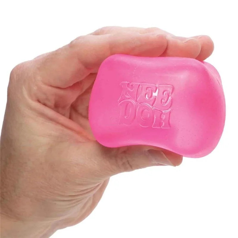 Sensory Knead Cube | Translucent Ice Texture | 7.5 Cm Anxiety Relief Toy