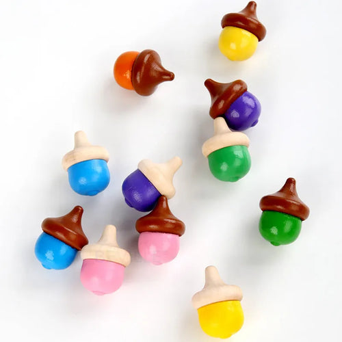 Wooden  Animal Spinning Top Set of 10 - Classic Toys for Children and Adults ToylandEU.com Toyland EU