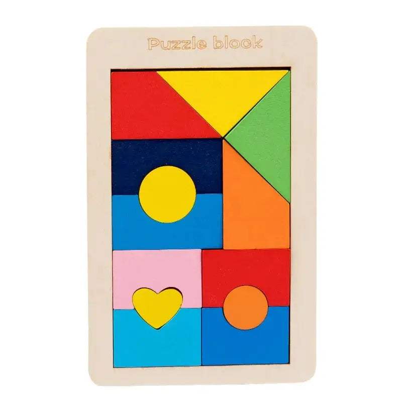 Wooden Tangram Puzzle Educational Toy Boosts Spatial Skills - ToylandEU