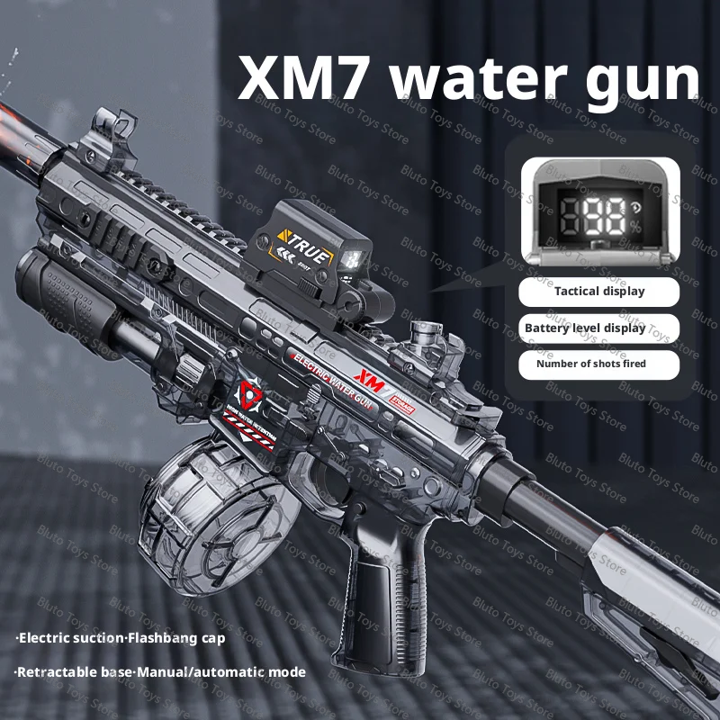 Electric Water Gun | Automatic Long Range | High Pressure | Kids And Adults