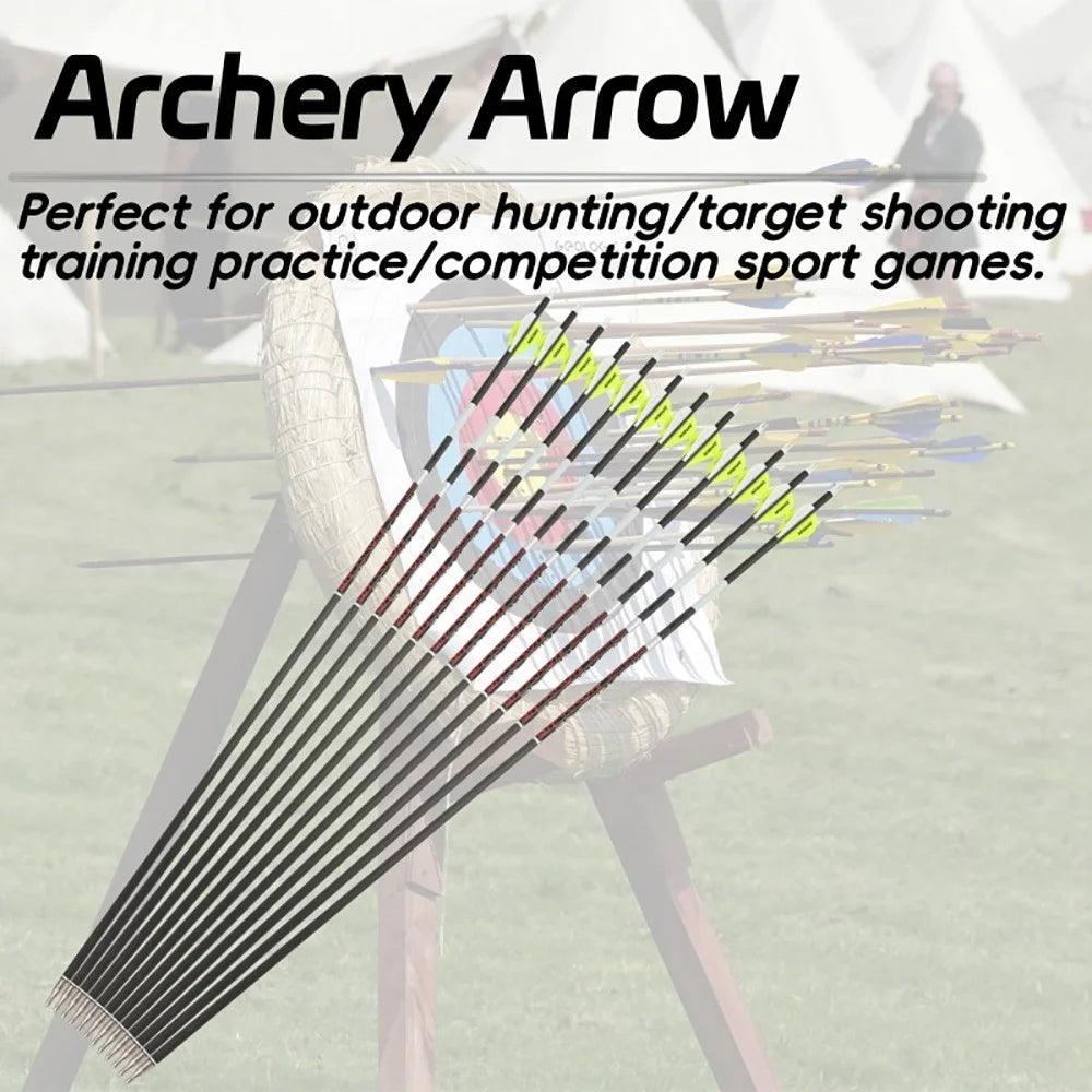 Pure Carbon Arrows | 6.2mm ID Multi Spine | Toylandeu™