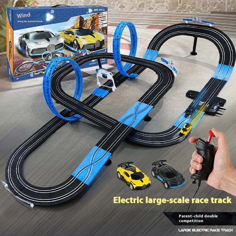 Remote Control Car Track Set Two Player Puzzle Toy