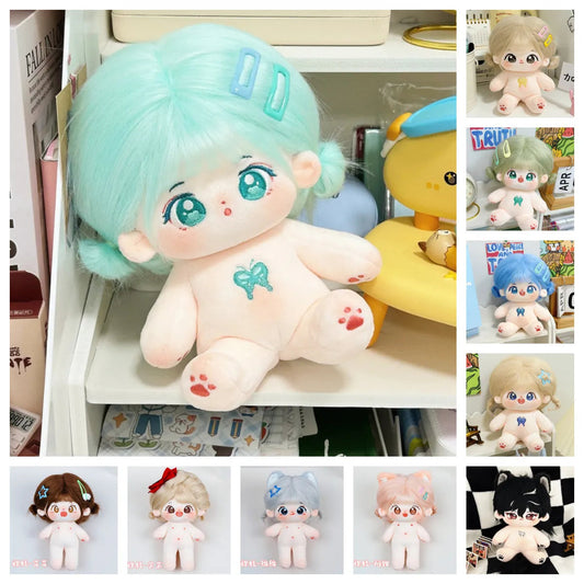 Kawaii Plush Idol Super Star Doll - 20cm Stuffed Cotton Figure - ToylandEU