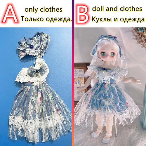 Anime Face Doll and Fashion Princess 1/6 Replacement Clothes Set ToylandEU.com Toyland EU