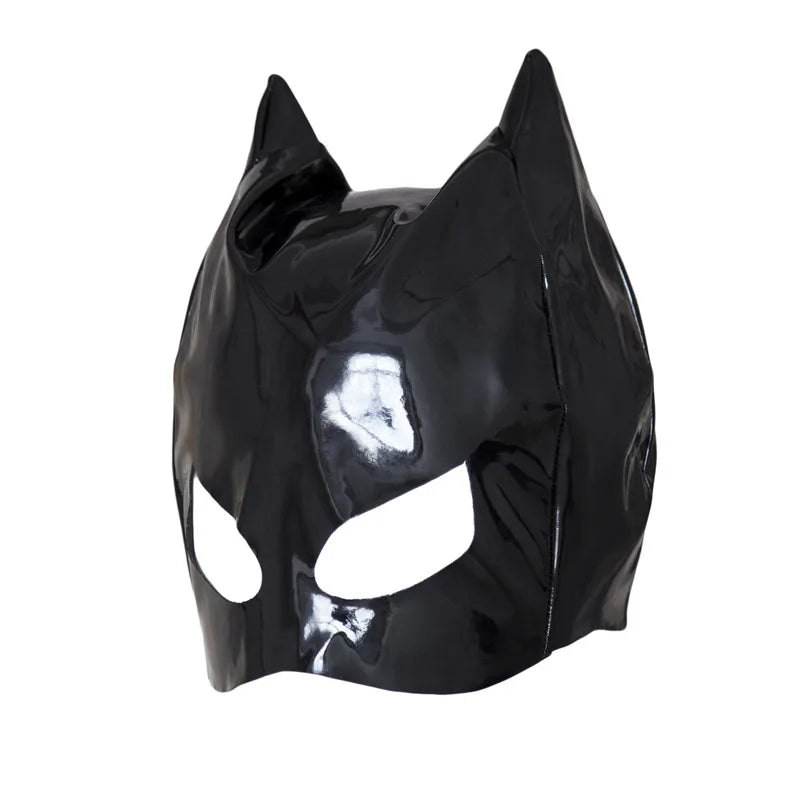 Bat Mask Headgear | Latex Cosplay Mask | Unisex Adult | One Size