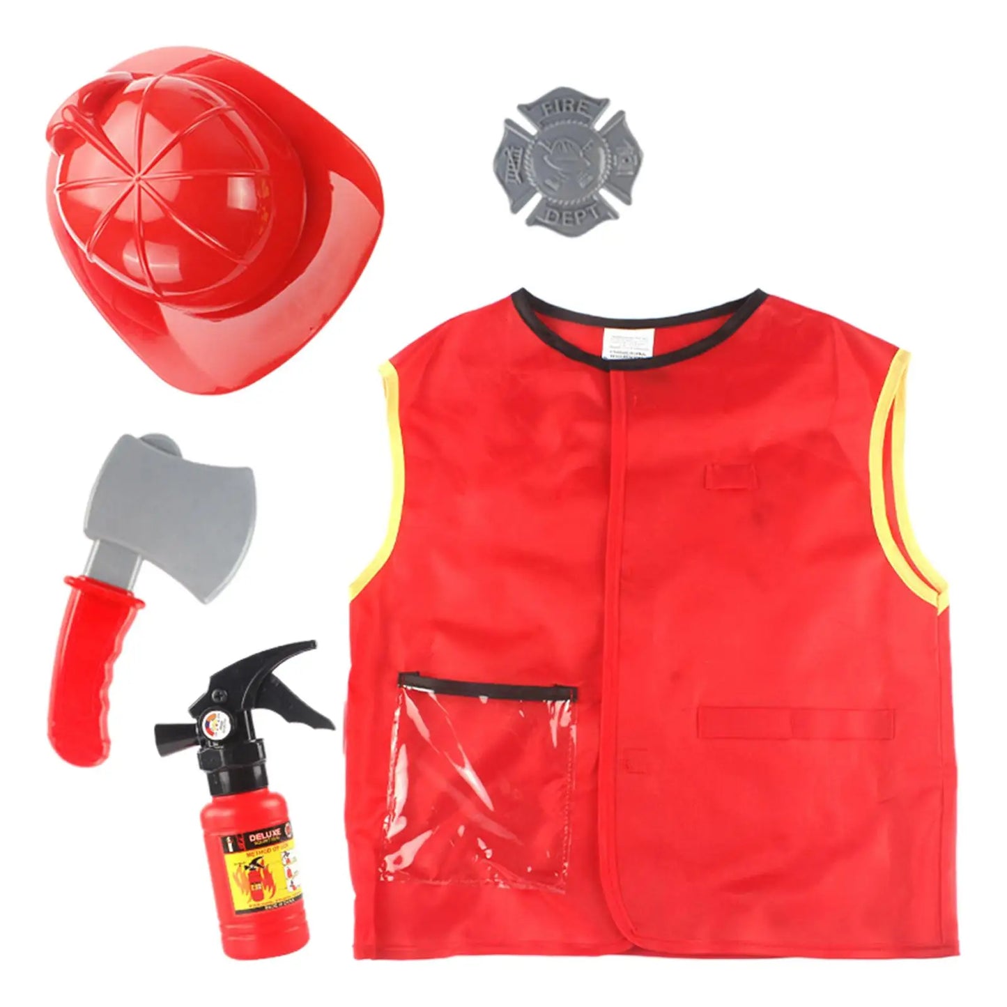 Kids Firefighter Costume - Fun Role Play & Learning for Toddlers