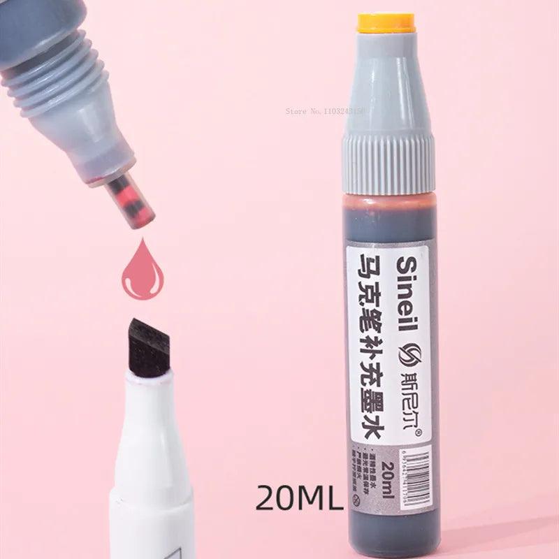 Marker Refill Ink | Quick Dry Formula | Toylandeu™