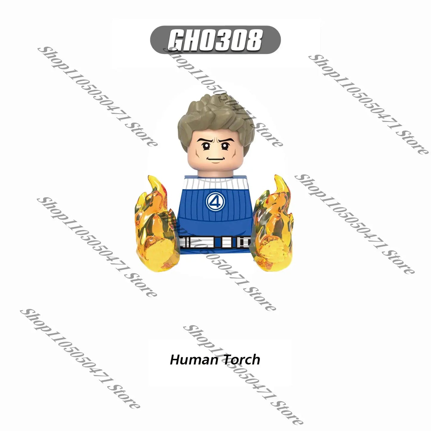 Marvel Newest Superhero Mister Fantastic Thing Frenchi assembly character building block toy MINI model brick children's gift - ToylandEU