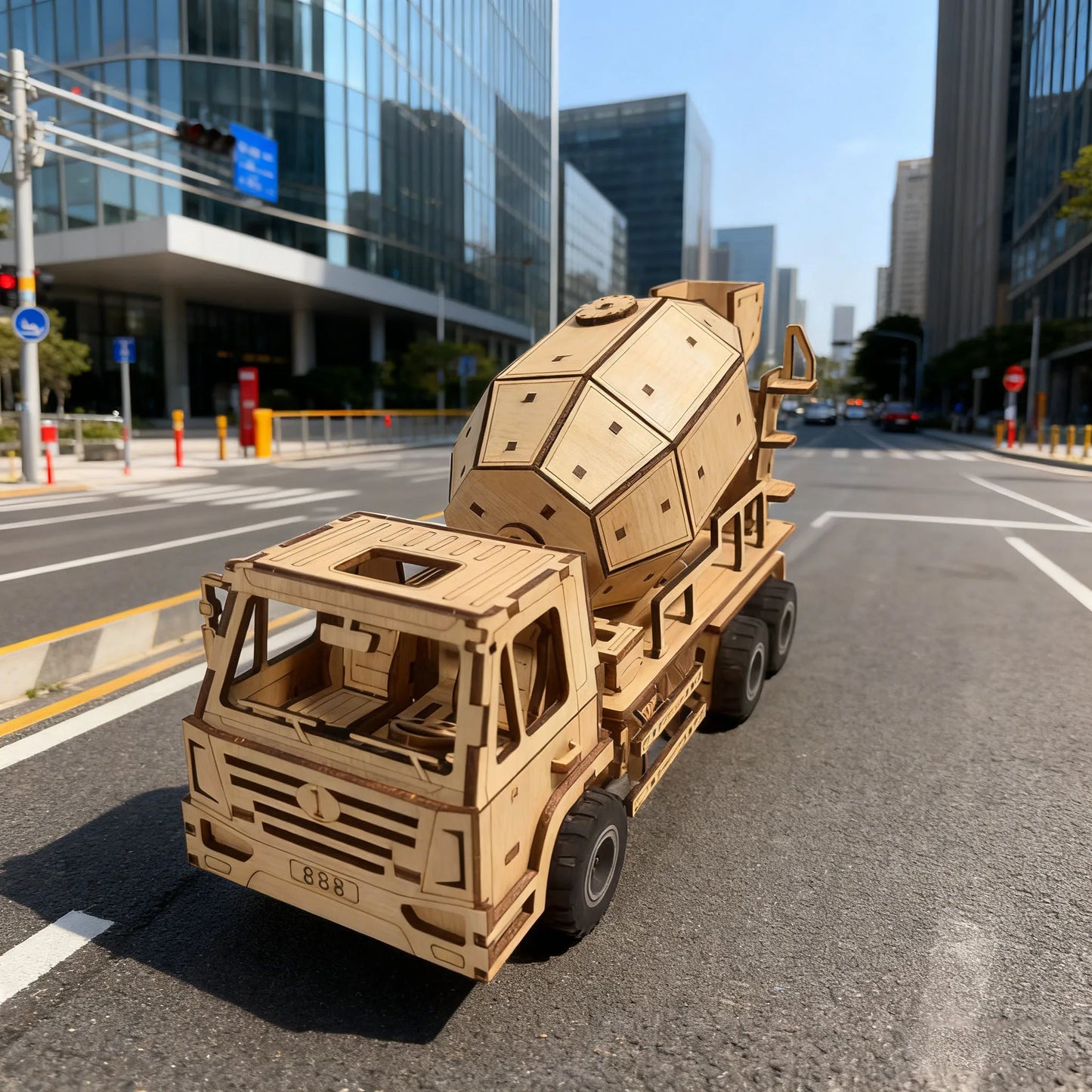 Premium 3D Wooden Puzzle Kit For Construction Fun Projects