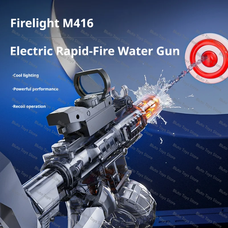 Water Blaster | LED Light | Automatic Soaker | Outdoor Beach Toy