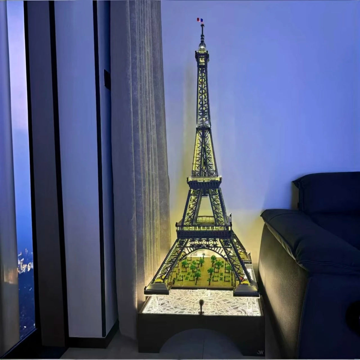 LED Light Kit For 10307 Eiffel Tower | Works With Bricks | Easy Setup | 18+ Adult
